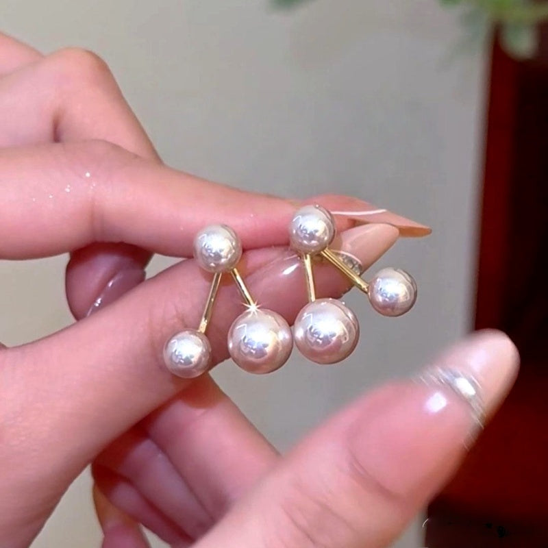 14K Gold-Plated Pearl Jacket Earrings