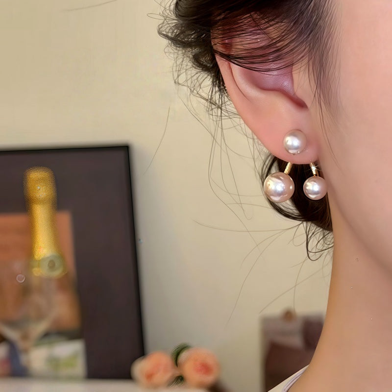 14K Gold-Plated Pearl Jacket Earrings