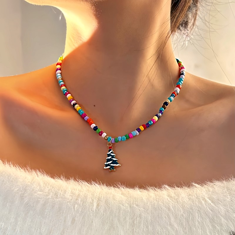 Christmas Series Christmas Tree Necklace