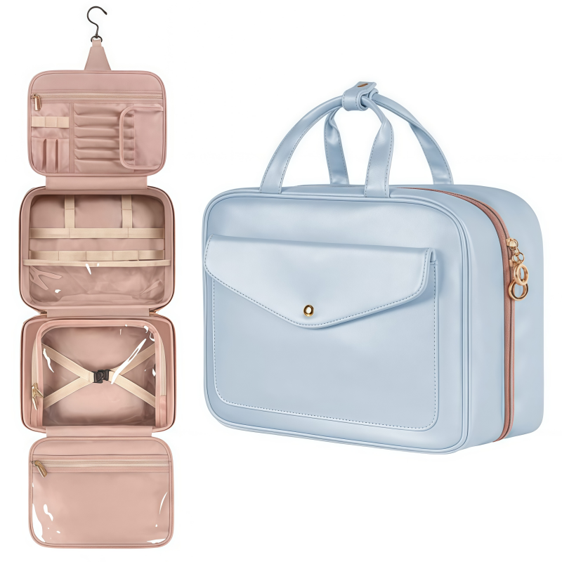Large Capacity Cosmetic Jewelry Storage Travel Bag
