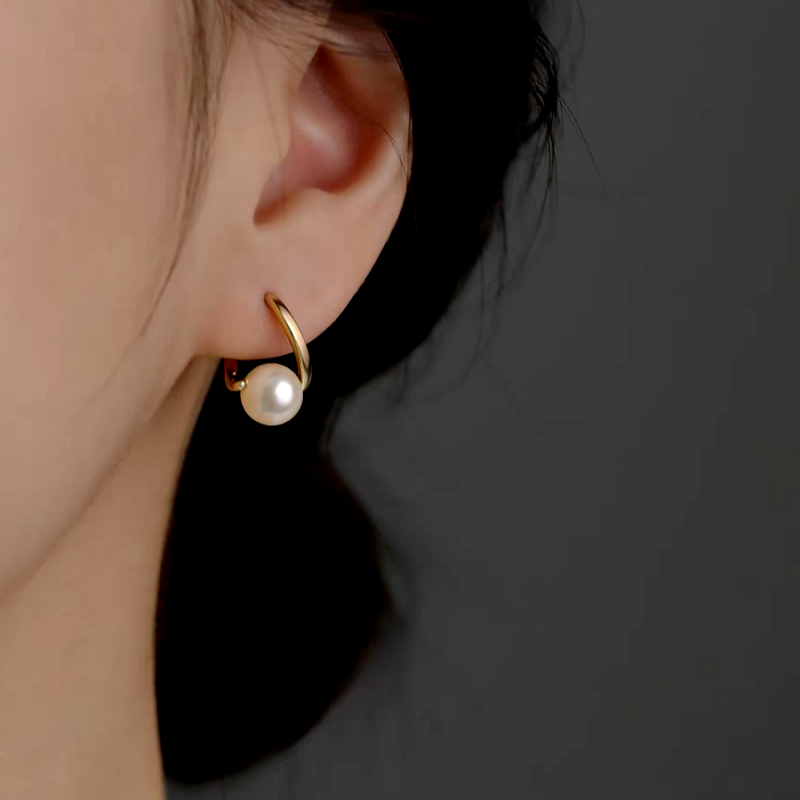 Sterling Silver Luxury Pearl Earrings