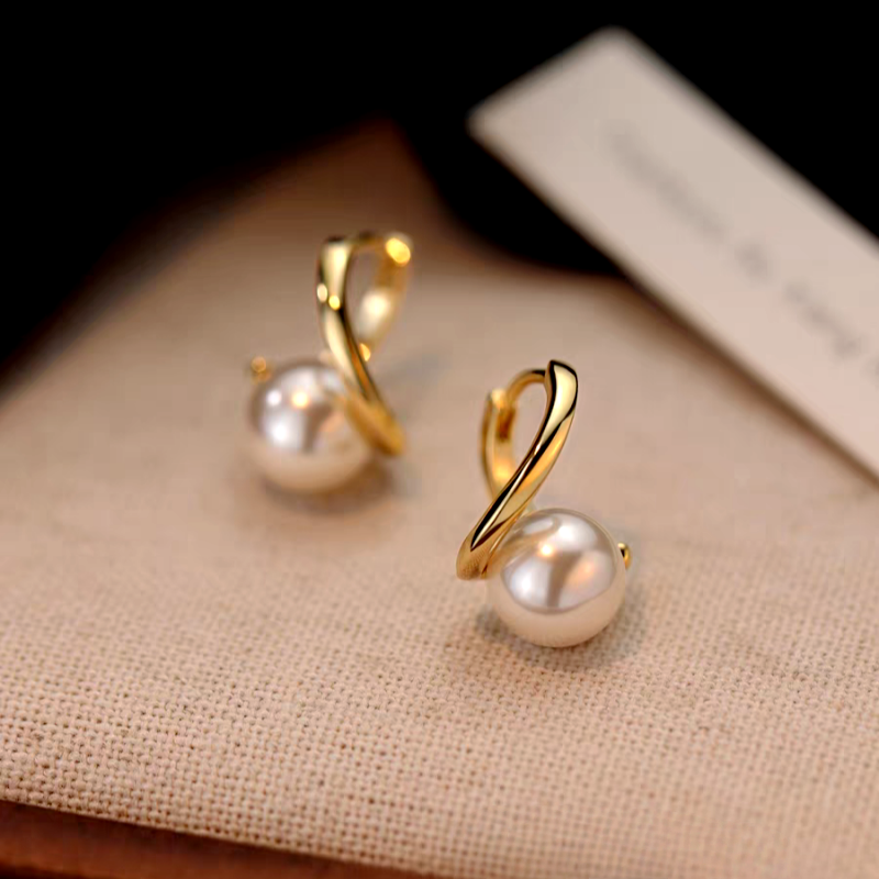 Sterling Silver Luxury Pearl Earrings
