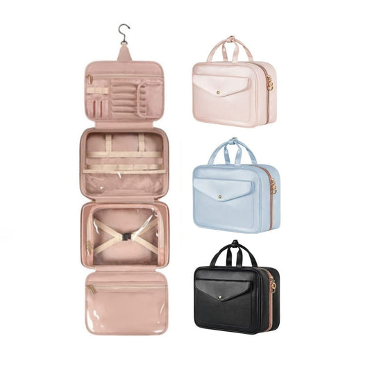 Large Capacity Cosmetic Jewelry Storage Travel Bag