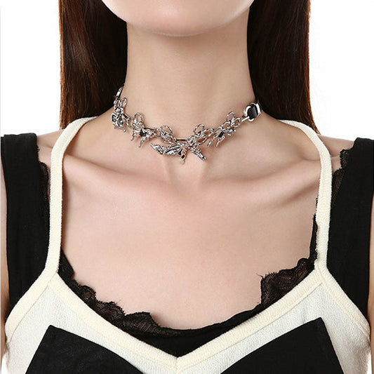 Liquid Butterfly Premium Choker for Halloween Gift Daily