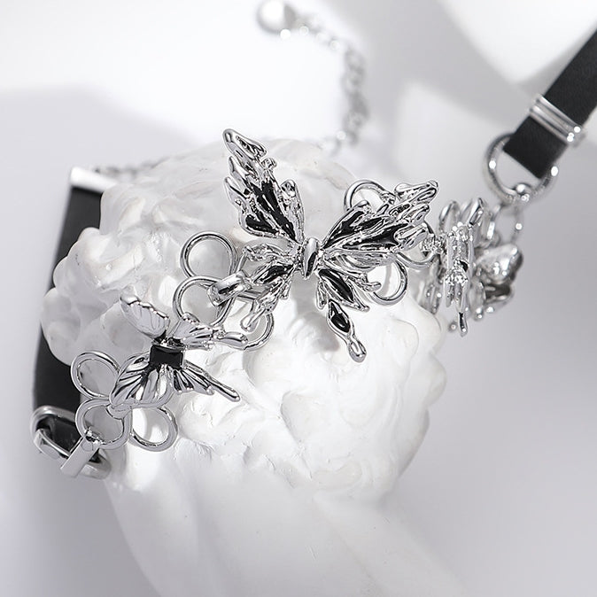 Liquid Butterfly Premium Choker for Halloween Gift Daily