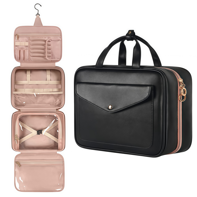 Large Capacity Cosmetic Jewelry Storage Travel Bag